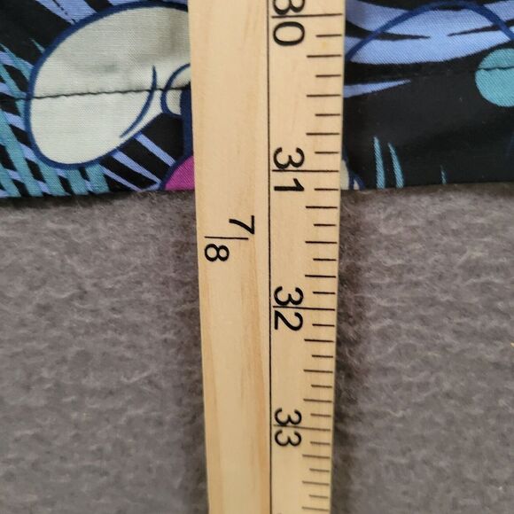 Disney Mickey Mouse Hawaiian Shirt Mens XL Floral All Over Print Rayon Tropical - Picture 7 of 8